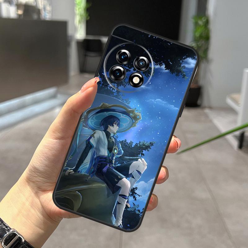 Чехол Genshin Impact Странник Для OnePlus Nord CE 5 2 3 4 Lite N30 N20 OnePlus 15 13 12 11 9 10 Pro 10T 13R 15R