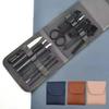 19 Pcs Professional Nail Care Manicure Set Carbon Steel Tools Portable Hard Case for Home Travel Salon Use