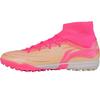 Li Ning TF Turf Синтетическая кожа Амортизация Скользкие Устойчивые к истиранию Футбольные бутсы Мужские Розовый Океан YSTU047-6