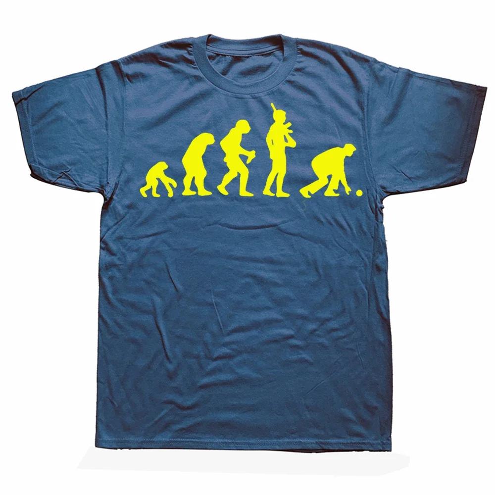 Новинка Потрясающая Эволюция Боулза Футболка Боулинг Уличная Одежда Короткий Рукав Подарок на День Рождения Летний Стиль Футболка Мужская Одежда