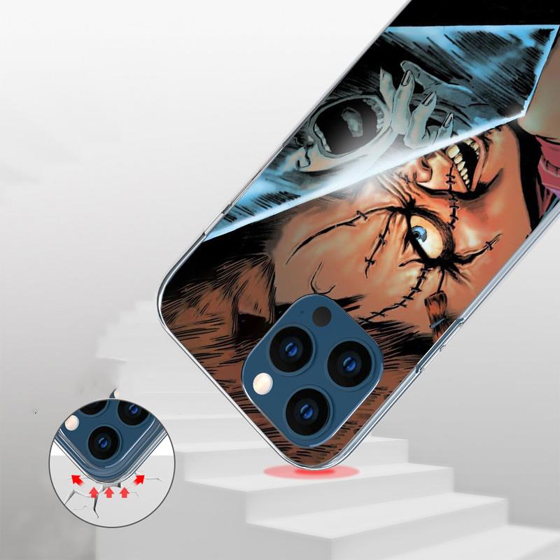 Чехол для телефона Chucky Child's Play для iPhone 17 Air 16 Pro Max 16E 15 + 14 Plus 11 12 13 Mini 7 8 SE Подарочный чехол с принтом Fundas 17 Air