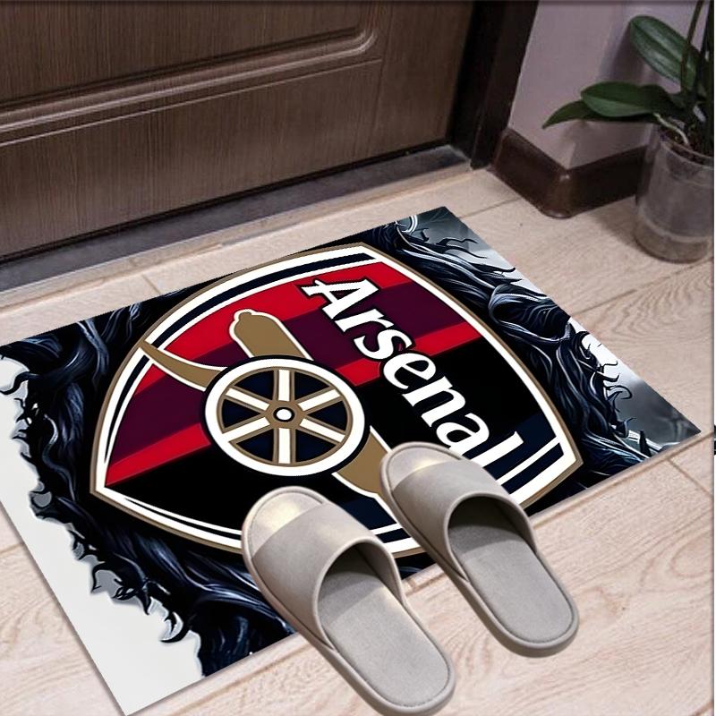 Arsenal F.C Pattern Rug, Indoor/Outdoor Mat, for Picnic, Gameroom, Bedroom, Office, Living Room, Home Decor Carpet, Birthday Gift