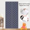 Magnetic Winter Door Curtains Self Absorbing Cotton Door Cover Thickened Cover Thermal Insulation Partition Winter Coldproof