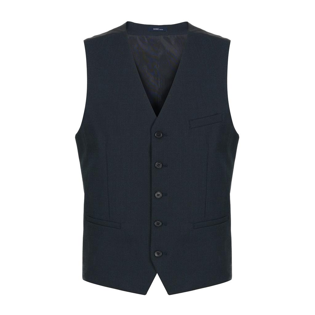 Жилет костюмный Bassohomme из смесовой шерсти Luxe (Wsy1Ve10A)