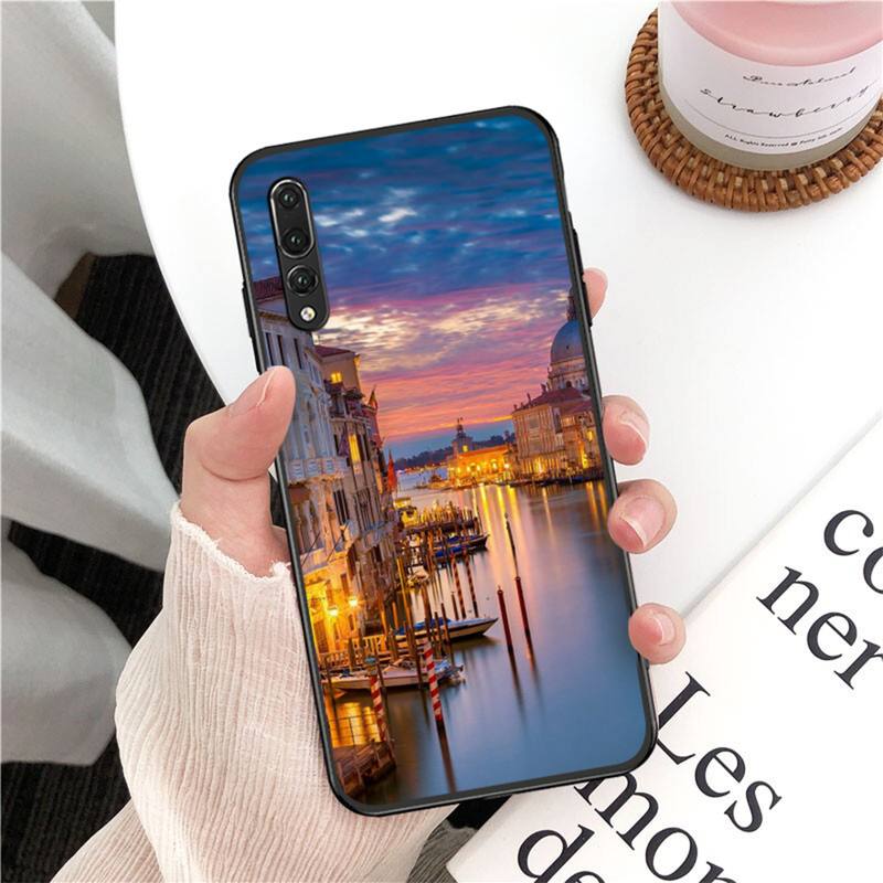 YNDFCNB Italy Venice Landscape Phone Case for Huawei P30 40 20 10 8 9 Lite Pro Plus Psmart2019