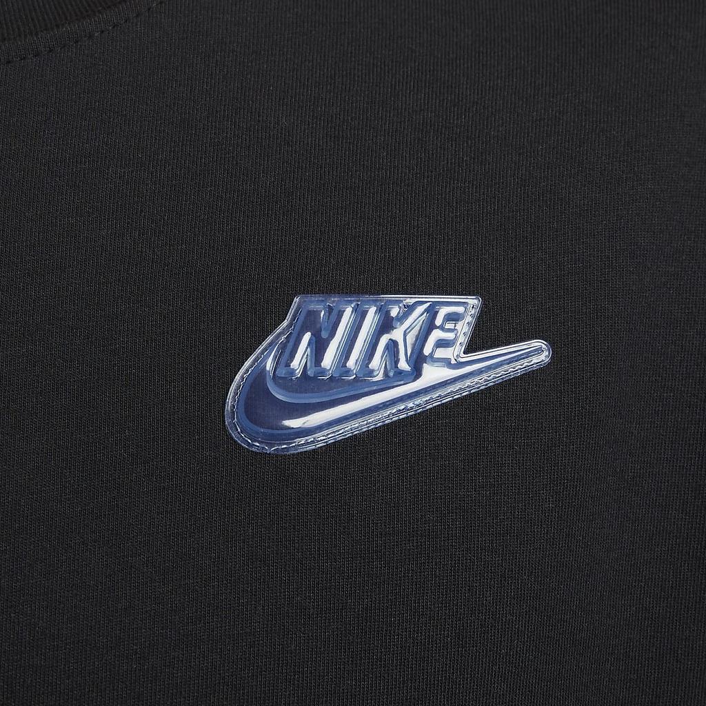 Nike Мужская футболка с заниженной линией плеча Черная DZ2836-010