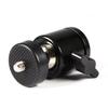 New  360 Degrees  Mini Ball Head Bracket Mount For 1/4" Camera Tripod & 3/8" Flash Holder