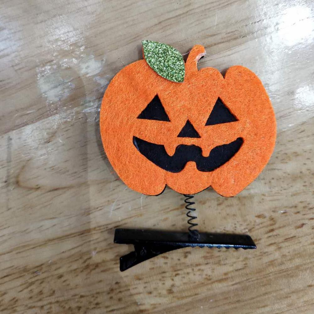 Заколка для волос на Хэллоуин, тыква, привидение, череп, пряжка, головной убор, праздничные предметы, реквизит для выпускного вечера, небольшие подарки