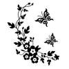 Butterfly DIY Flower Bathroom Home Decoration Wall Decals Toilet Sticker MIT