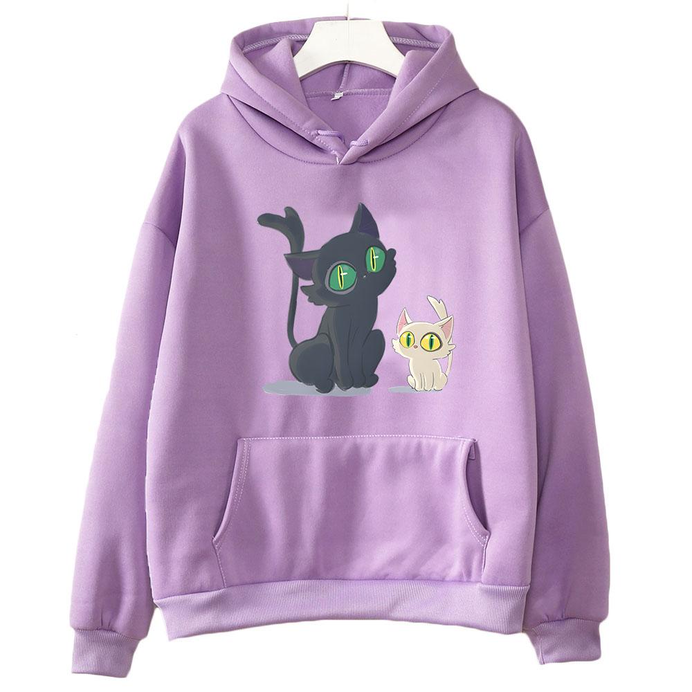 Suzume No Tojimari Daijin with Sadaijin Cat толстовки унисекс для женщин смотрят на тебя каваи/милые аниме одежда пуловеры с героями мультфильмов Неко