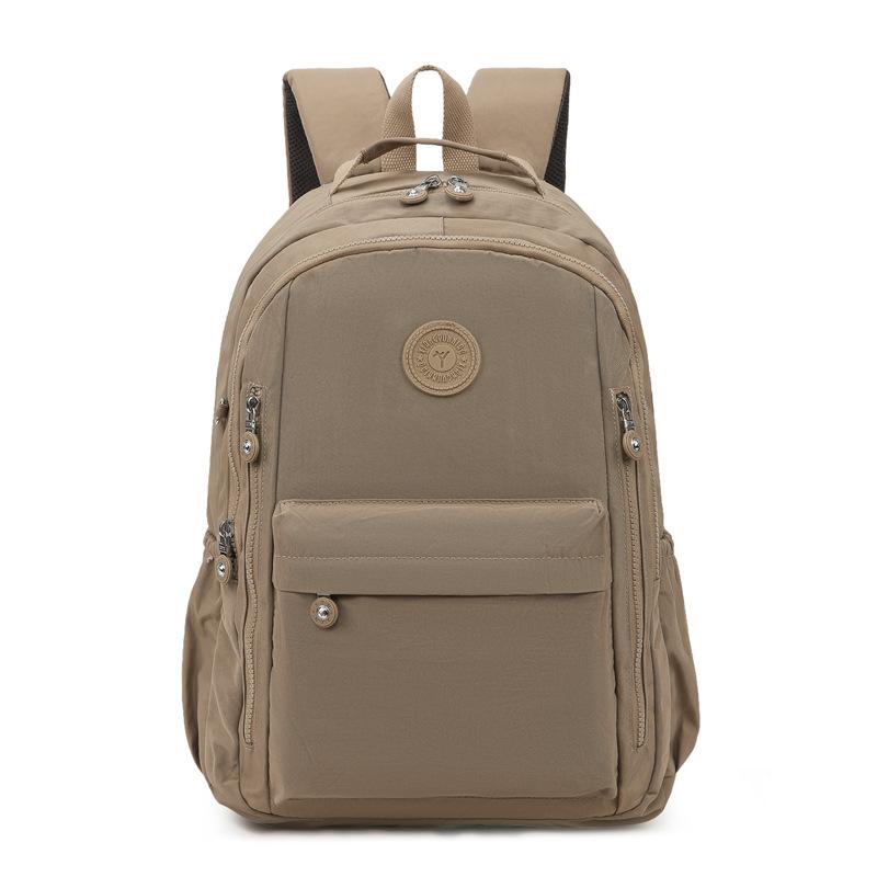 Water-Repellent Oxford Bag Large Capacity Women's Backpack Outdoor Travel Bag Lightweight Student Schoolbag