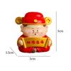 2025 Chinese New Year Decor Chinese God Figurines God of Fortune Figurine for Table Car Centerpiece Bookshelf Decoration
