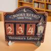 Книги, прочитанные в этом году, Счетчики, Украшения, Износостойкая обложка, Трекер прочитанных книг, Маленький счетчик книг для учителей, писателей, домашнего стола
