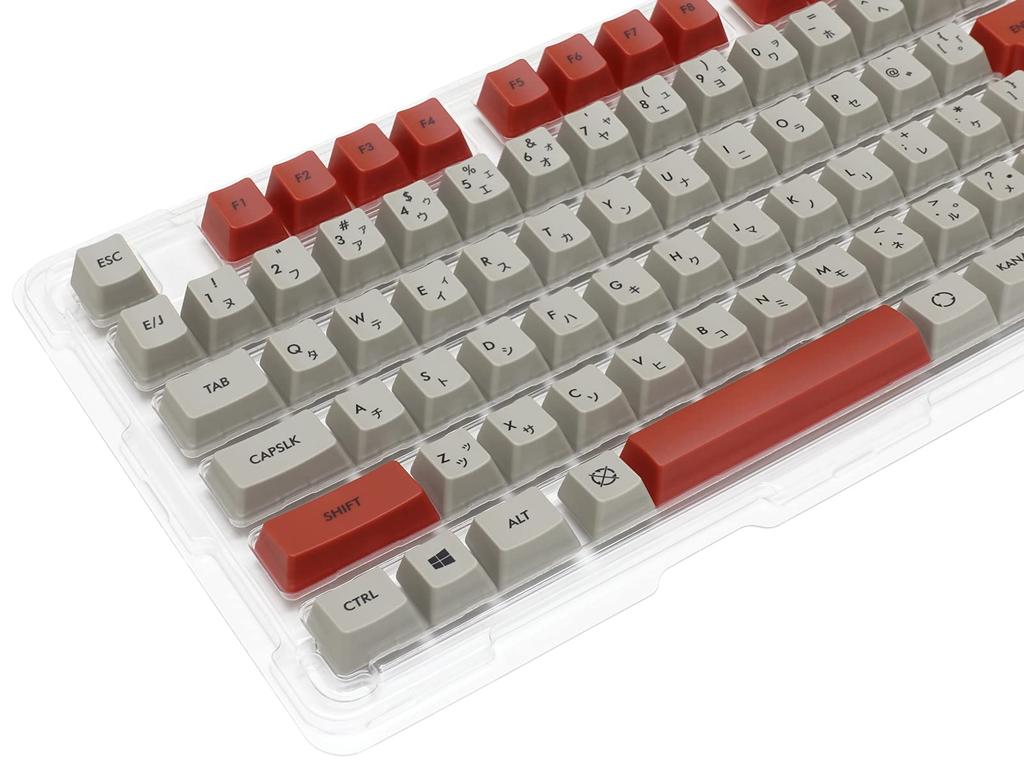 FILCO Retro Basic Keycaps Replacement Keycap Set for Japanese 108 Katakana Special FKCS108KFCZ Majestouch, Layout, Keys, Notation, Color,