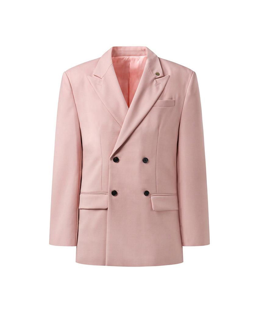 Erer Men Double Jacket P Pink