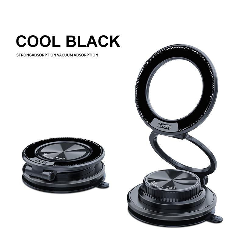Сильный магнитный держатель для телефона Складная конструкция 360° Регулируемый Вакуумное крепление в автомобиле Для мобильного телефона Для xiaomi/iphone Прямые трансляции