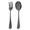 2Pcs Mirror Gold Cutlery Set Service Spoon Fork Dinnerware Cutlery Set Stainless Steel Kitchen Buffet Dinner Restaura Tableware