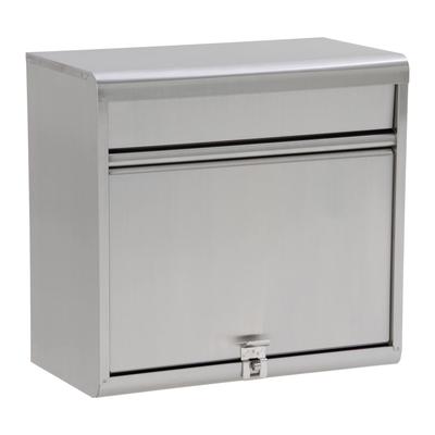 GREEN LIFE PH-60 Большой почтовый ящик из нержавеющей стали, Идеален для получения газет во время праздников, Размеры: 20.7см Глубина x 35.0см Высота x 37.0см Ширина