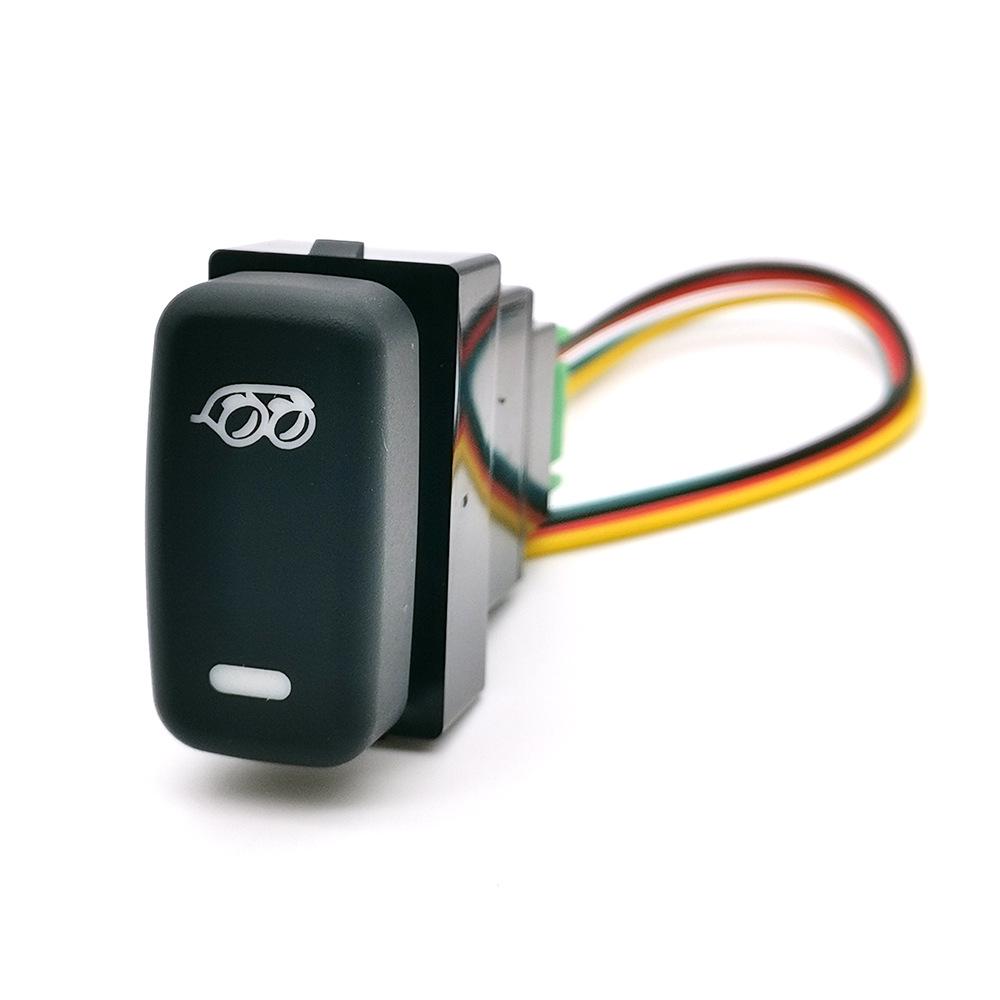 Светодиодные дневные ходовые огни и переключатель питания передних противотуманных фар для 06-12 Mitsubishi Outlander/Pajero