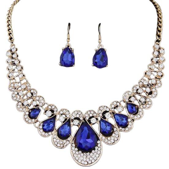 2 шт./компл. преувеличенные благородные красивые серьги-колье, многоцветные капли воды, подвеска из искусственного камня, серьги, ювелирные аксессуары