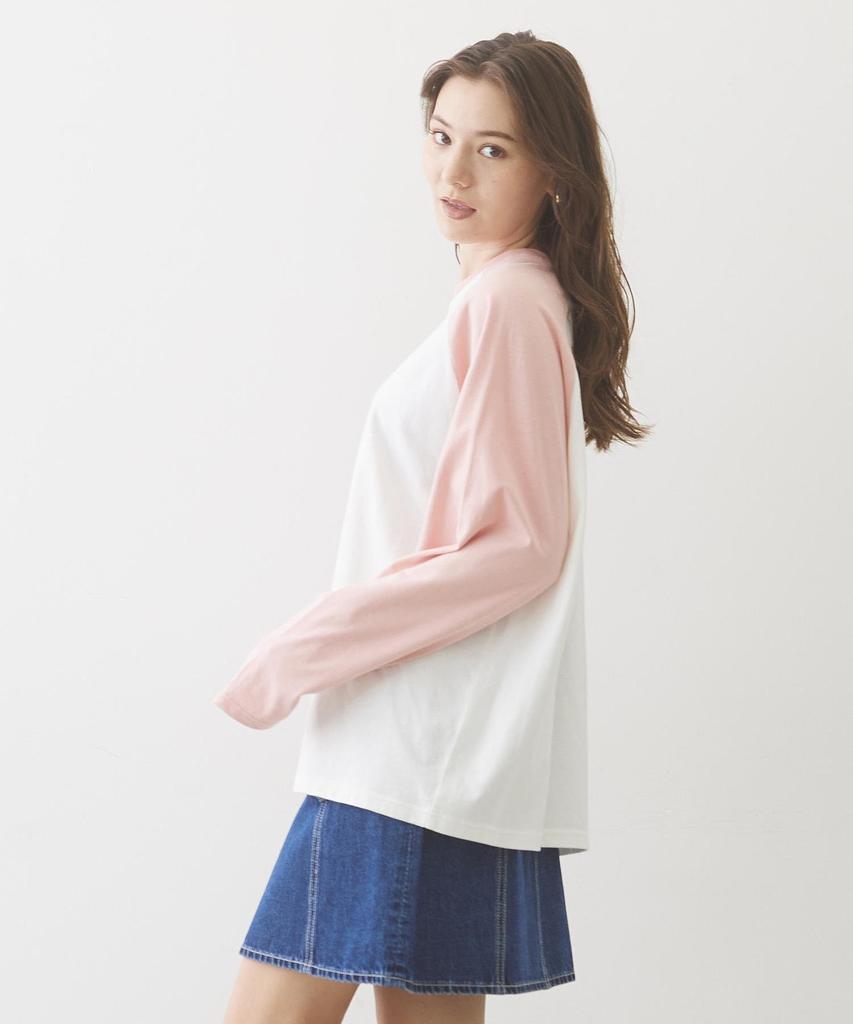 Milkfed Kitten Baseball KITTEN TEE Medium Tee, B/B 103244011007, LtPINK,