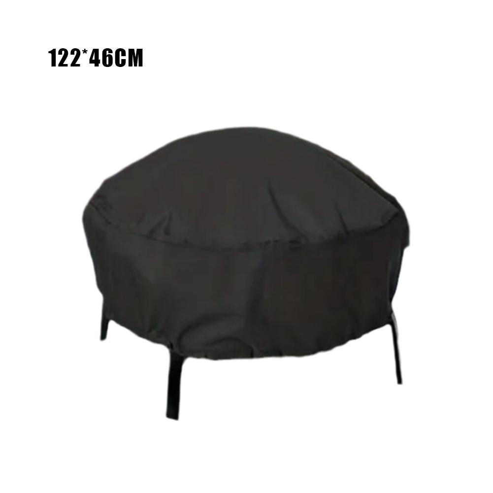 For Outdoor in Harsh Weather Cover High-density Waterproof Oxford Cloth Fire Pit Cover Dur-able Lightweight Easy to Pack Cover