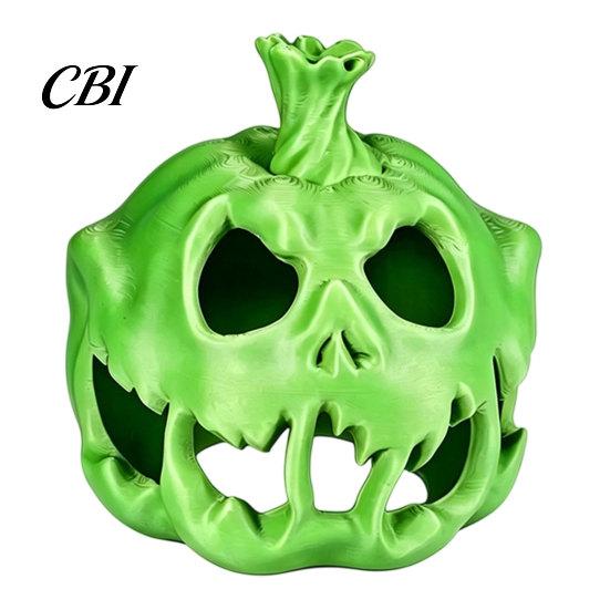 Halloween Skull Pumpkin 3D Printed Candle Holder, Hollow Design Sturdy Decoration Figurine, Multifunctional Ambient Lampshade for Party Favors Festive