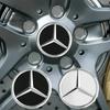 Автомобильная наклейка 2025 Горячая Для Benz 4 шт. 75 мм Центральные колпачки ступицы колеса автомобиля AMG Венок для Mercedes Benz GLE GLK SLK CLA CLK W203 W204 W20
