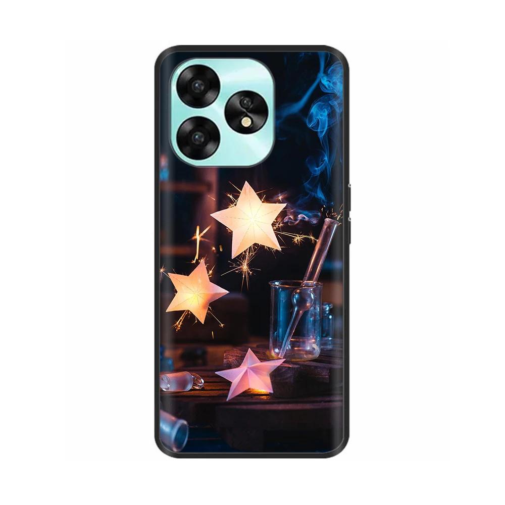Для чехла UMIDIGI A15 A15C Модный Милый Чехол Черный Мягкий Силиконовый Чехлы для Телефона Для UMIDIGI A15C Funda A 15 UMIDIGIA15 Сумки