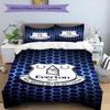 Fc Crest Design Printed Pattern Duvet Cover Set – includes 1 duvet cover and 2 matching pillowcases Bedroom decor Christmas gifts