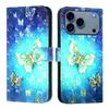 Кожаный чехол-книжка для iphone 17 Pro Max 17 Pro 17 Plus 17 Air 17 16 Pro Max 16 Pro 16 E 16 iphone SE4 Милый чехол-кошелек с принтом