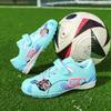 New Children's Football Shoes Boys and Girls Teenagers Velcro Broken Nails Primary and Secondary School Students Competition Training Shoes