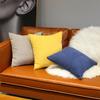 Nordic Simple Office Cushion Square Velvet Pillow Cover Without Insert Waist Pillow Living Room Cushions Pillow Sofa