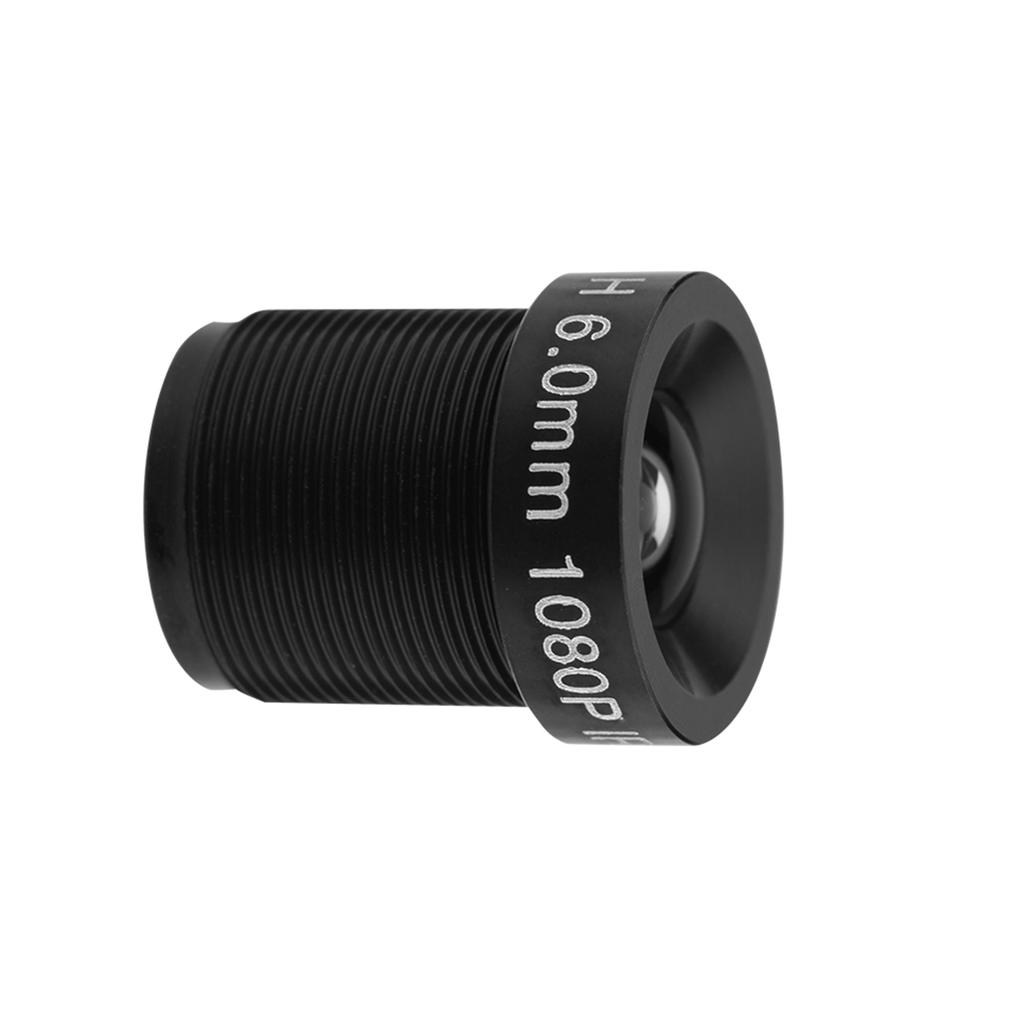 Объектив камеры видеонаблюдения 6 мм, 2 миллиона пикселей, 24-часовая защита, ИК-объектив камеры безопасности с углом обзора 58 градусов