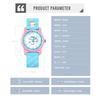 SKMEI Shockproof Cute Cartoon Animal Pattern 5Bar Waterproof Kids Quartz Wristwatches For Boys Girls Simple Clock Children Watch