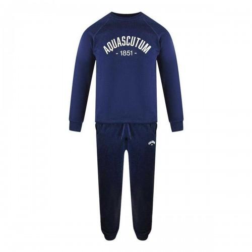 Aquascutum Mens Old School Crew Neck Tracksuit