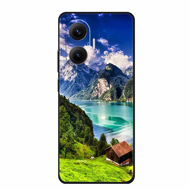 Phone Case For Redmi Turbo 4 Pro 5G Back Cover Case Black Silicone Soft Funda Para For Xiaomi Redmi Turbo 4 Pro Case Coque Shell