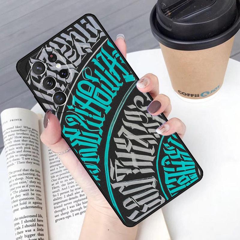 Чехол для телефона Pokras Lampas Art Graffiti Библейский стих Чехол Для Samsung Galaxy S24 S25 Ultra S21 S22 S10E Note 10 Plus 20 FE S23