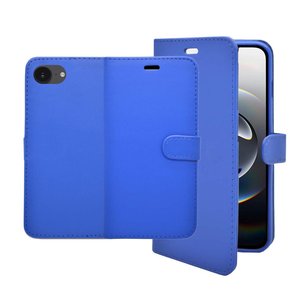 (Blue) For Apple iPhone 17e Wallet Flip PU Leather Phone Case