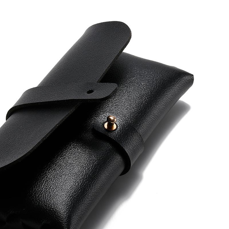 Мягкая кожаная сумка для очков, модный портативный футляр для солнцезащитных очков, упаковка, подарочная коробка, футляр для солнцезащитных очков, модная коробка с ремешком