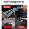 For BYD Han EV DMi   TPU Transparent Protective Film Interior Sticker Center Console Navigator Gear Door Car Accessories