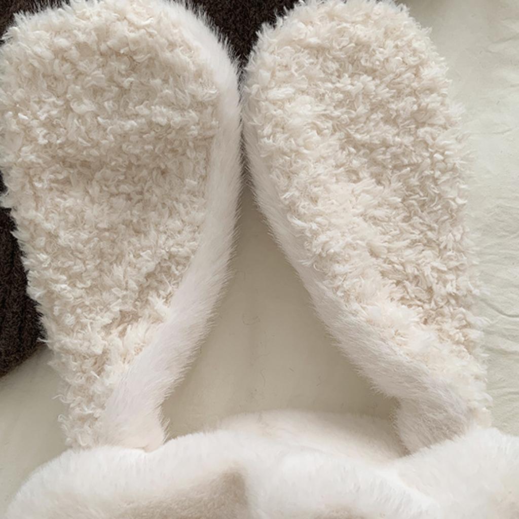 Fashion Enthusiasts Rabbit Ear Beanie Windproof Trapper Hat Ear Protector Hat Adult Winter Cycling Skiing Supplies