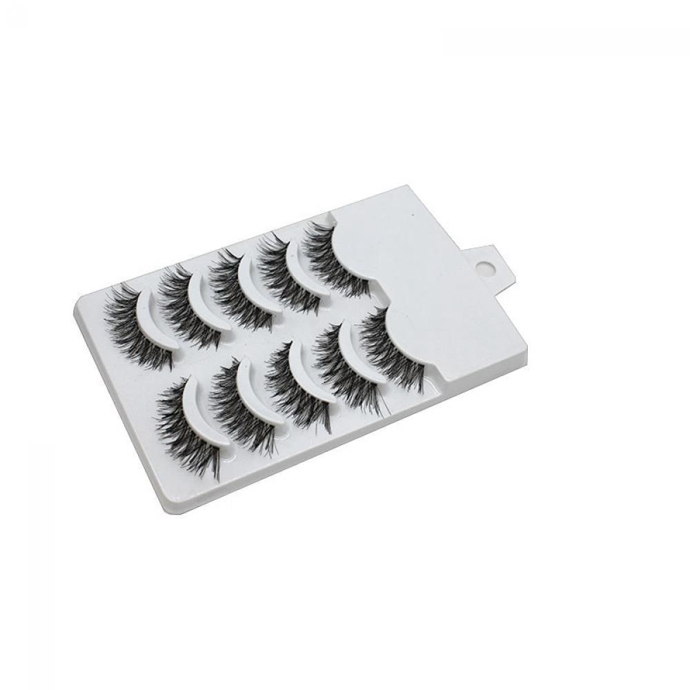 5Pairs New Handmade Thick Beauty Long False Eyelashes Eye Makeup Tool Natural
