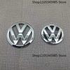 Car Front Grill Emblem Rear Trunk Lid Badge For Volkswagen MK7 2014 2015 2016 2017 Golf 7 Replacement Black Auto Accessories