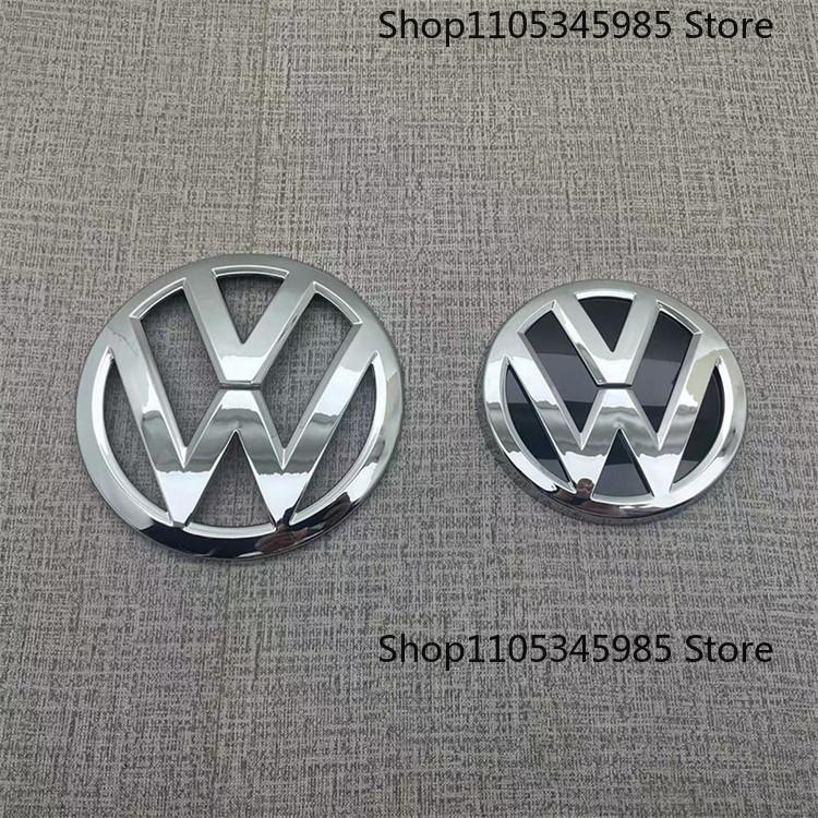 Car Front Grill Emblem Rear Trunk Lid Badge For Volkswagen MK7 2014 2015 2016 2017 Golf 7 Replacement Black Auto Accessories