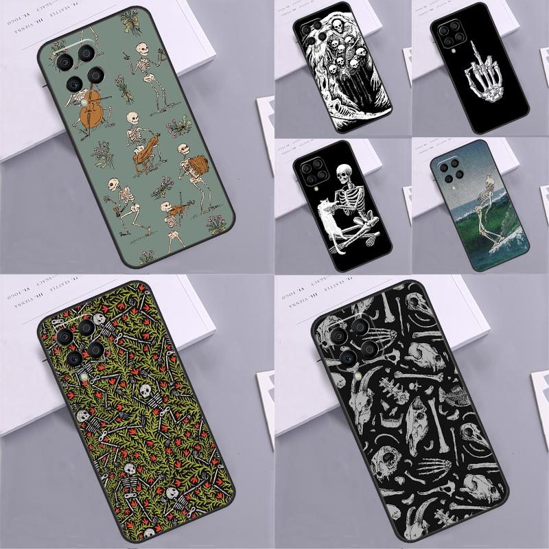 Кости Скелет Для Samsung Galaxy M35 M55 M14 M34 M54 M11 M21 M31 M13 M33 M53 M15 M12 M32 M52 M06 M16 Чехол