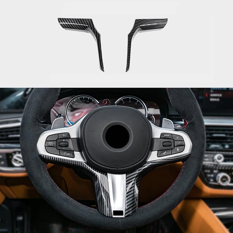 Чехлы на руль автомобиля, наклейки, украшения для BMW G30 X3 G01 X4 G02 X5 G05 X6 G06