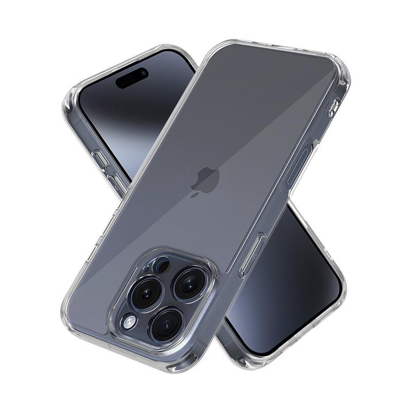 Подходит для iPhone 17pro прозрачный магнитный чехол для мобильного телефона apple 16/14/15 высокая прозрачность ПК два в одном защита от царапин