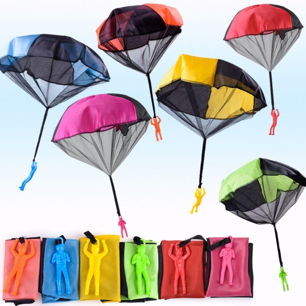 Character Soldier Plastic Ejecting Parachute Toy Parachute Sport Mini Soldier Game Outdoor