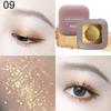 Одноцветный водонепроницаемый перламутровый оттенок теней для век с блестками для макияжа